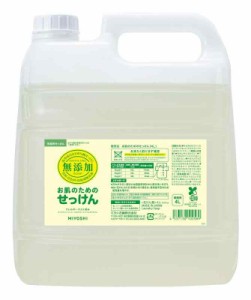 MIYOSHI 業務用 ミヨシ石鹸 無添加お肌のための洗濯用液体せっけん 4L