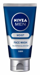 ニベアメン フェイスウォッシュ 100g 男性用 洗顔料 (モイスト)