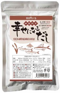 安全すたいる 幸せになるだし 180g 四合わせ 粉末だし 無添加 ( 胡麻 + いわし煮干し + 焼あご + 昆布 ) (×1袋)