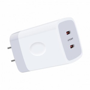 40W ACアダプター Type-C 2ポート スマホ充電器 FodLop USB-C携帯充電器 PSE認証済 iPhone 15/14/13/12 /11/8、iPad Pro、Galaxy S23など