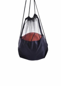 YFFSFDC ボールバッグ サッカーポーチバッグ 黒 野球 テニス ラグビー リュック かばん 収納 巾着式 多機能