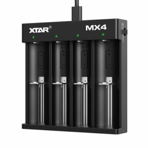 XTAR MX4 電池充電器 1.5Vリチウム電池とニッケル水素 単3？単4充電池 3.2V LiFePO4と3.6/3.7 Vリチウム電池10440/1450/18650/20700/2170