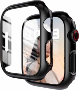 Krumowippi 【令和3年最新】Apple Watch 7 用 ケース アップルウォッチシリーズ 7 用保護カバー 一体型 耐衝撃 PC素材 高透過率 指紋防止