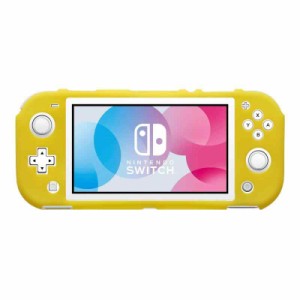 kwmobile カバー 対応: Switch Lite Nintendo ケース - シリコンカバー 傷防止 ソフト シリコン 黄色 (黄色)