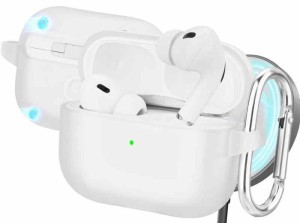 V-MORO AirPods Pro ケース (2022/2019)用 Airpods Pro第２世代ケース エアーポッツプロ カバー 磁気式 TPU保護ケース 分離式 おしゃれ 