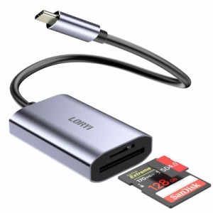 SDカードリーダー USB Type C SD 4.0 高速転送 UHS-II カードリーダー SDXC/SDHC/SD/MMC/RS-MMC/microSDXC/microSD/microSDHC/UHS-I/UHS-