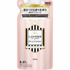 ラボン for PEACH JOHN シークレットブロッサムの香り 柔軟剤 詰め替え 480ml