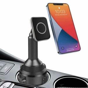 Aporia 車用カップホルダーMagSafe対応 iPhone 15 14 13 & 12 | 15W 高速充電マウントホルダー充電器 拡張可能な調節可能なアーム付き 36