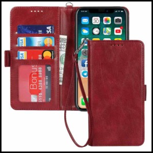 ZKFG IPHONE XL Wallet Case (iPhone X / iPhone Xs, レッド)