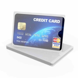 kwmobile 10x クレジット カードケース 保護カバー - カード入れ クレカ 銀行カード 交通系ICカード 保険証 - TPU シリコン製 プロテクタ
