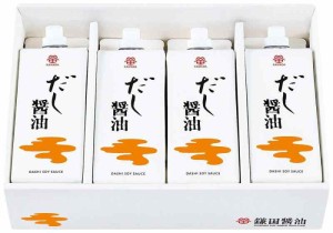 鎌田醤油 だし醤油 500ml (500ミリリットル (x 4))