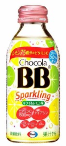 チョコラBB(栄養機能食品) スパークリング キウイ&レモン味 140ml×24本 [(ナイアシン)]