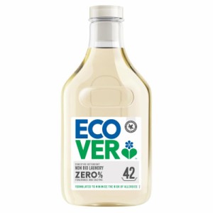 ECOVER(エコベール) エコベール ゼロ 洗濯洗剤 本体 (無香料・無着色) 1500ml 濃縮 液体洗剤 肌に優しい 海外 赤ちゃん デリケート laund