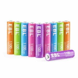 ？三/？四 充電式ニッケル水素電池8本 (単4電池1100mAh 10本パック)