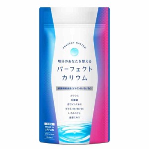 パーフェクトカリウム カリウム サプリメント 1215mg 乳酸菌 塩化カリウム カルニチン ビタミン ポリフェノール クエン酸 生姜 アンフレ