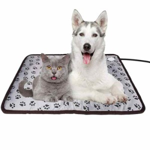 ペット用ホットカーペット ペット用ヒーター 45*45cm 電気毛布 犬 猫 小動物対応 ベッドマット 寒さ対策 暖房器具 2段階温度調節 ヒータ