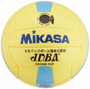 ミカサ(MIKASA) 日本ドッジボール協会 公認球 3号 (シニアカテゴリー中学生用) イエロー/ブルー DB350B-YLB 推奨内圧300~330hPa