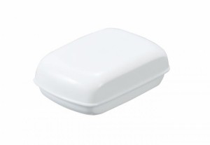 新輝合成(Shinki Gosei) トンボ フロート 石鹸箱 Ag 抗菌 ホワイト 幅12.5×奥行8×高さ4.5cm 日本製