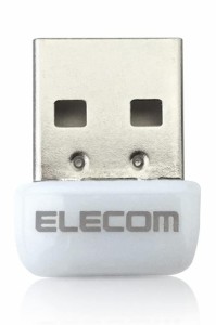 エレコム Wi-Fi 無線LAN 子機 433Mbps 11ac/n/a 5GHz専用 USB2.0 コンパクトモデル ホワイト WDC-433SU2M2WH