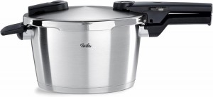 フィスラー (Fissler) シンプルな圧力表示で簡単調理ができる 圧力鍋 ビタクイック プレミアム 4.5L ガス IH 対応 3〜4人向 音も静かで毎