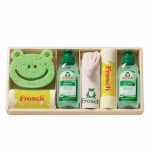 Frosch フロッシュ キッチン洗剤 ギフト セット グリーン フロッシュミニ(オーストリア)(100ml)・マイクロファイバークロス(中国)(25×25