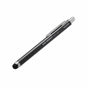 エレコム(ELECOM) タッチペン 超高感度タイプ ノック式 [ iPhone iPad android で使える] ブラック P-TPCNBK