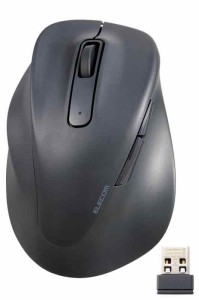 エレコム マウス ワイヤレスマウス 静音 EX-G 2023年モデル 左手用 Sサイズ 5ボタン 「AskDoctors評価サービス」認証 抗菌 ブラック M-XG