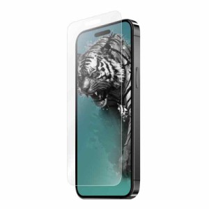 ルプラス(Leplus) iPhone 15 ガラスフィルム 「TIGER GLASS」 反射防止・ブルーライトカット クリア 強化ガラス 保護 フィルム LN-IX23FG