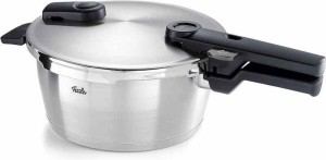 フィスラー (Fissler) シンプルな圧力表示で簡単調理ができる 圧力鍋 ビタクイック プレミアム 3.5L ガス IH 対応 2〜3人向 音も静かで毎