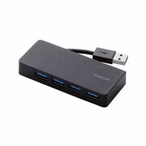 エレコム USB3.0 ハブ 4ポート バスパワー ブラック U3H-K417BBK