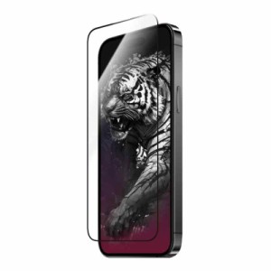 ルプラス(Leplus) iPhone 15 Plus/iPhone 15 Pro Max ガラスフィルム 「TIGER GLASS」 全面保護 超高透過95％ クリア 強化ガラス 保護 フ