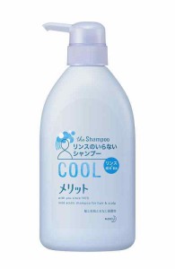 メリット リンスのいらないシャンプー ポンプ 480ml (フレッシュ)