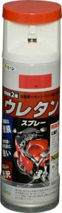 アサヒペン(Asahipen)2液ウレタンスプレー300ML (赤)