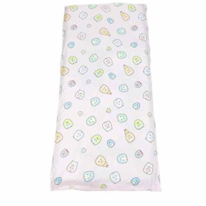 モリピロ(MORIPiLO) 敷き布団カバー シングル ジュニア用 すみっコぐらし ピンク 90x190cm【公式キャラクターグッズ】ピーチスキン加工 