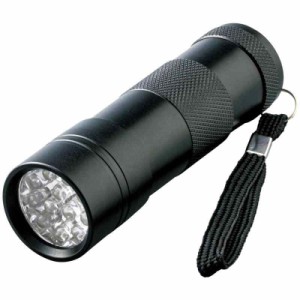 コモライフ(Comolife) UVライト (LED12灯) ブラックライト 紫外線 ライト LED 硬化ライト 小型 高出力 コンパクト 持ち運び 乾電池式 ア