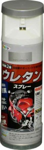 アサヒペン(Asahipen)2液ウレタンスプレー300ML (シルバーメタリック)