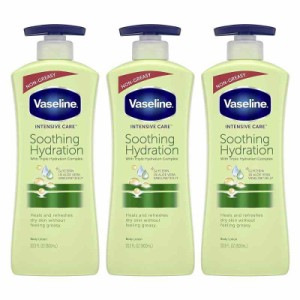 ヴァセリン アロエ スーズ ボディローション 600ml×3本セット インテンシブケア Vaseline [並行輸入品]