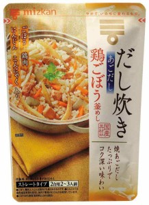 ミツカン だし炊きあごだし鶏ごぼう釜めし 540g