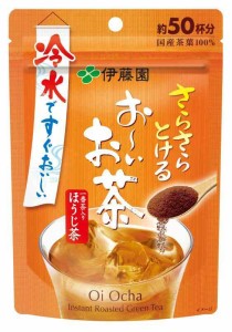 伊藤園 おーいお茶 ほうじ茶 粉末 40g チャック付き袋タイプ