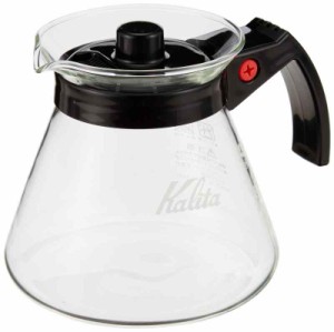 カリタ Kalita 注ぎやすい コーヒー サーバー 保温 102用 耐熱ガラス 2~4人用 500ml 電子レンジ 食洗器 対応 500サーバーN #31205 コーヒ