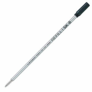 三菱鉛筆 油性ボールペン 替え芯 黒 SK-8 (3本)