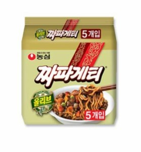食卓応援隊 韓チャパゲティ 5袋 韓国ラーメン 韓国風ジャージャー麺