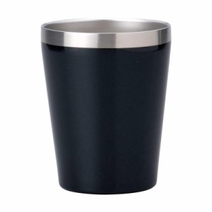 小倉陶器 真空断熱 ステンレスタンブラー 360ml 保温 保冷 二重構造 コンビニコーヒーカップ マグ (ブラック)