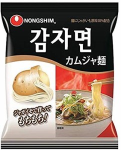 農心 カムジャ麺 ジャガイモラーメン ４食入り 安心の日本語パッケージ | 韓国ラーメン ？？？ じゃがいも を使った 麺のもちもち感がラ