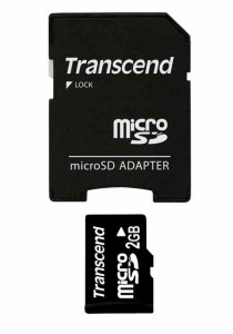 Transcend microSDカード 2GB TS2GUSD 5年