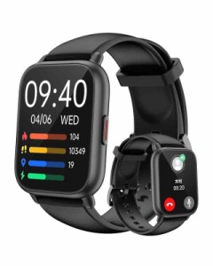 RUIMEN スマートウォッチ 通話機能付き レディース Smart Watch iPhone アンドロイド対応 女性生理周期管理 歩数計 腕時計 着信通知 睡眠