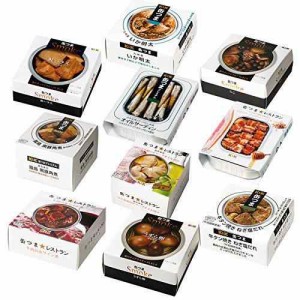 缶つま 缶づめ 10種類10食 詰合せセット（国分 k&k）お年賀