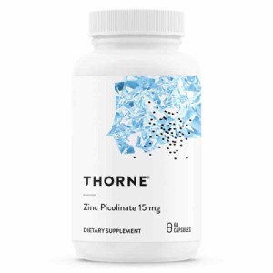 Thorne 〔ソーン〕ピコリン酸亜鉛15mg 亜鉛サプリメント 60カプセル (60個 (x 1))