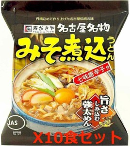 寿がきや みそ煮込うどん 91g×10食入