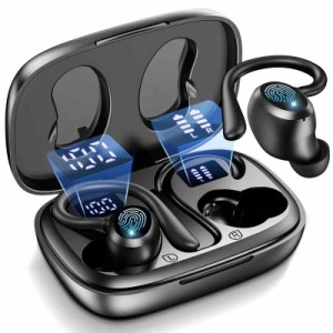 ワイヤレスイヤホン bluetoothイヤホン イヤホン Bluetooth イヤホン (ブラック)